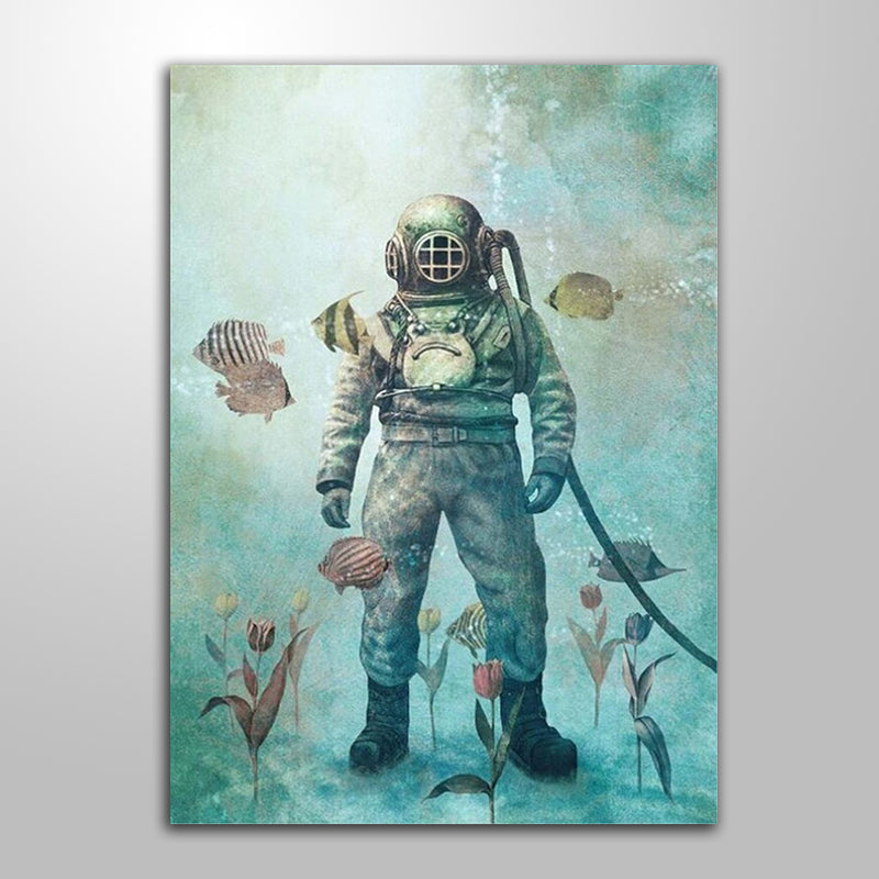 UNDERWATER MAN freeshipping - Wall Agenda