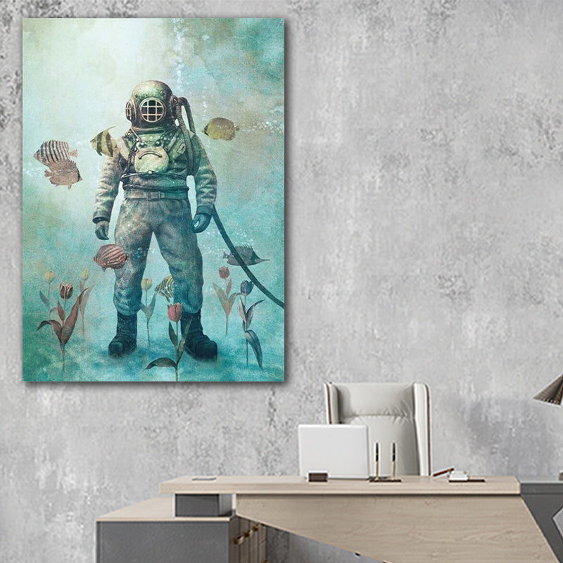 UNDERWATER MAN freeshipping - Wall Agenda