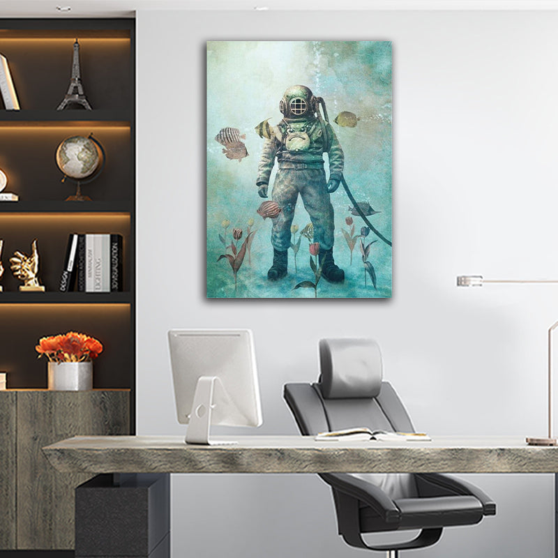 UNDERWATER MAN freeshipping - Wall Agenda