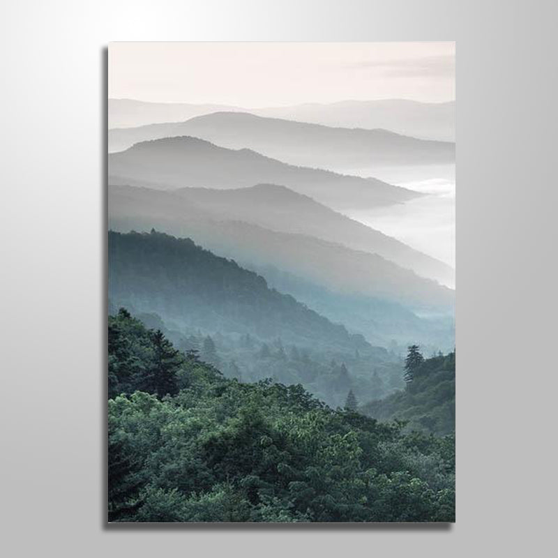 MOUNTAIN MIST PAINTING freeshipping - Wall Agenda