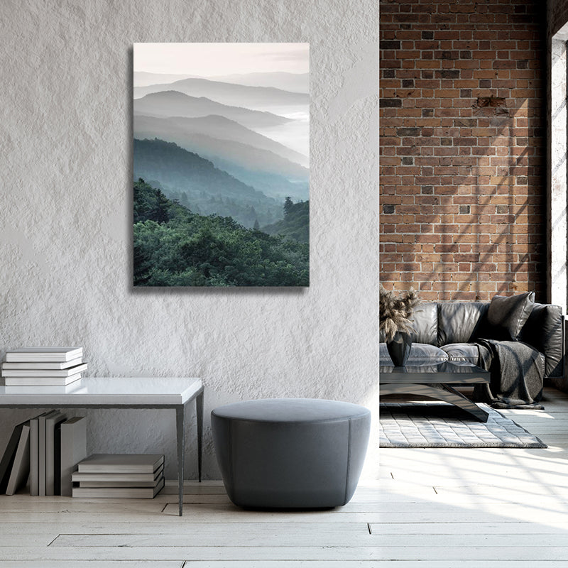 MOUNTAIN MIST PAINTING freeshipping - Wall Agenda