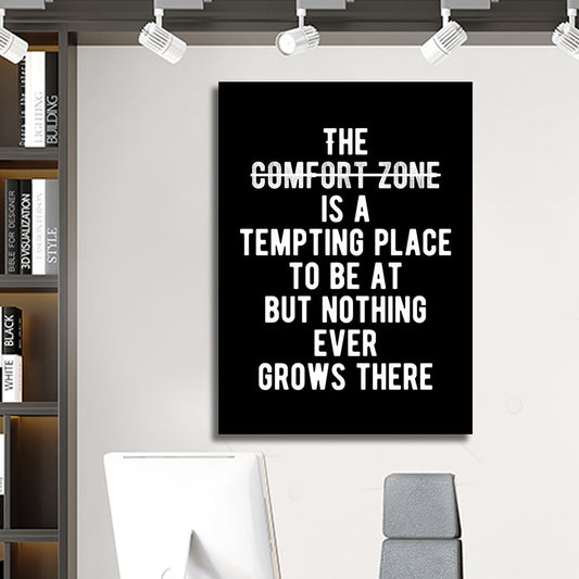 NEW COMFORTZONE QUOTE freeshipping - Wall Agenda