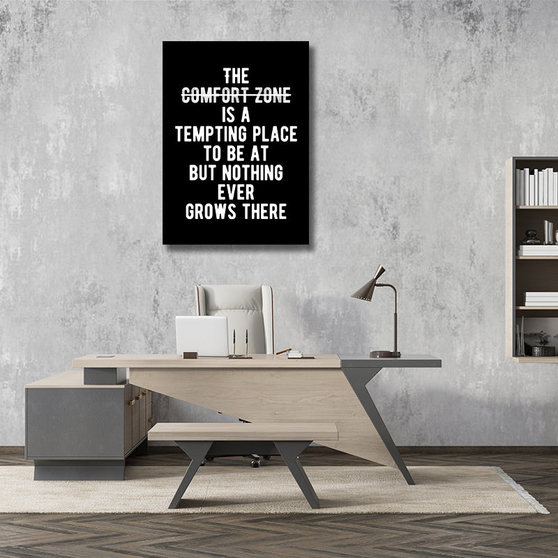 NEW COMFORTZONE QUOTE freeshipping - Wall Agenda