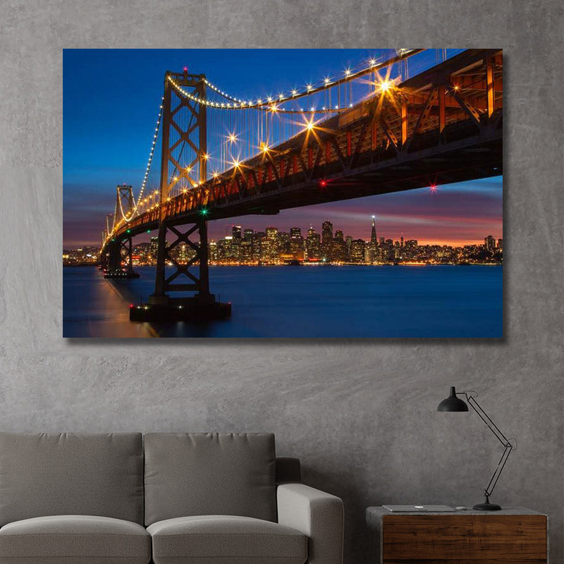 NEW GOLDEN GATE NIGHT freeshipping - Wall Agenda