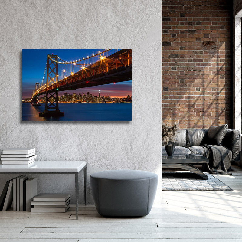 NEW GOLDEN GATE NIGHT freeshipping - Wall Agenda