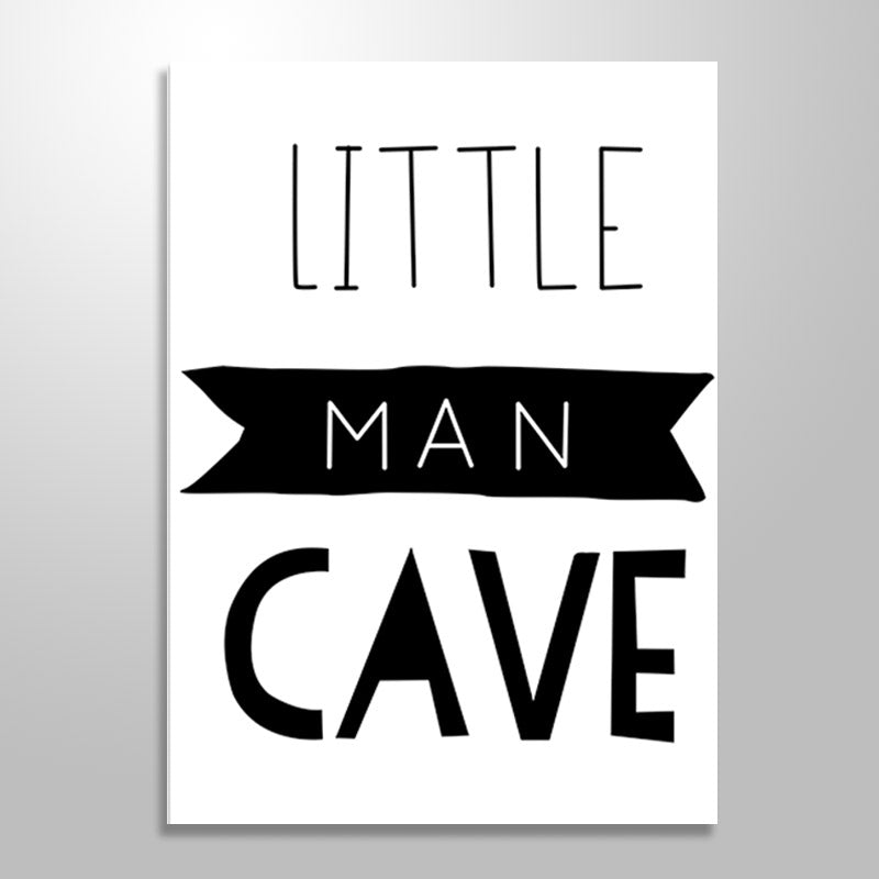 LITTLE MAN CAVE freeshipping - Wall Agenda