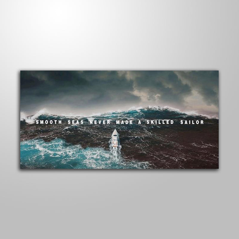 SMOOTH SEAS QUOTE freeshipping - Wall Agenda