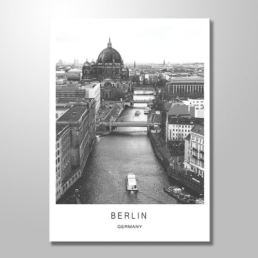 NORDIC STYLE BERLIN CITY freeshipping - Wall Agenda