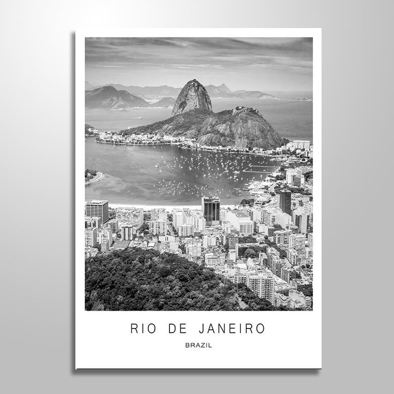NORDIC STYLE RIO DE JANEIRO CITY freeshipping - Wall Agenda