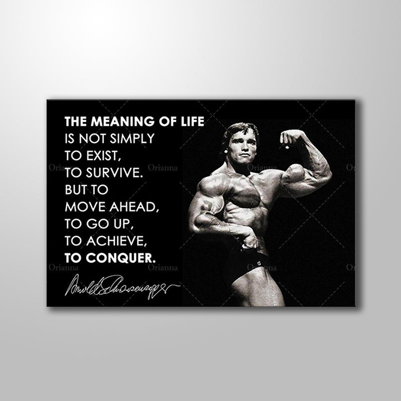 ARNOLD QUOTE freeshipping - Wall Agenda