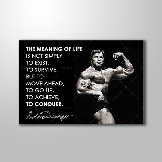 ARNOLD QUOTE freeshipping - Wall Agenda