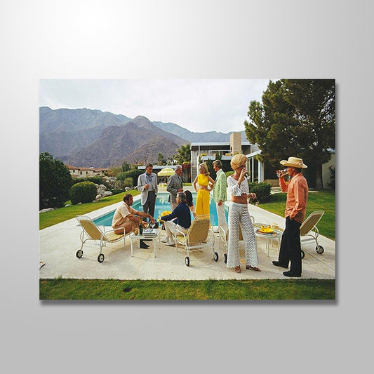 PALM SPRINGS POOL PARTY freeshipping - Wall Agenda