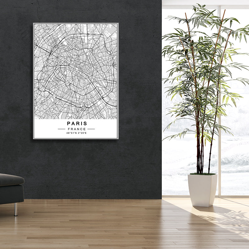 PARIS CITY MAP freeshipping - Wall Agenda