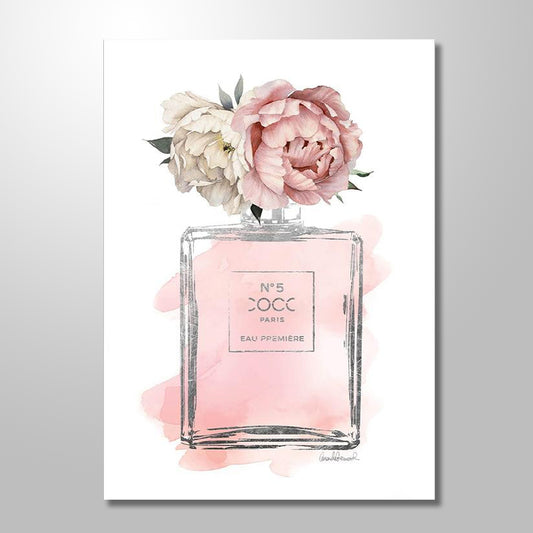 PINK PERFUME PAINTING freeshipping - Wall Agenda