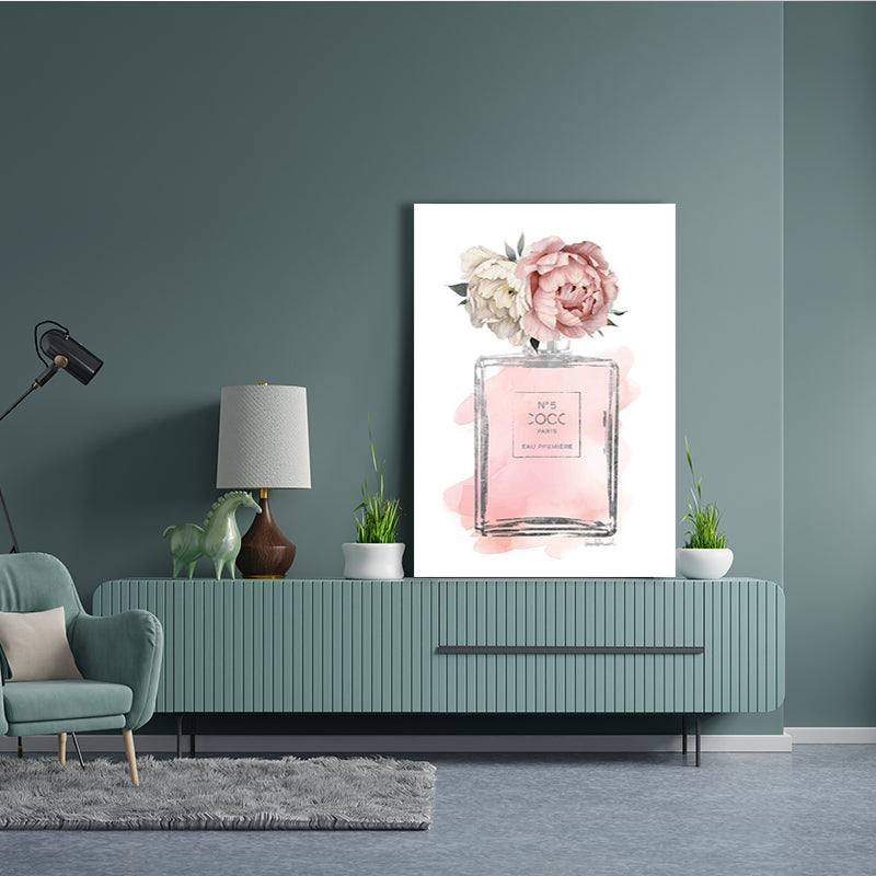 PINK PERFUME PAINTING freeshipping - Wall Agenda