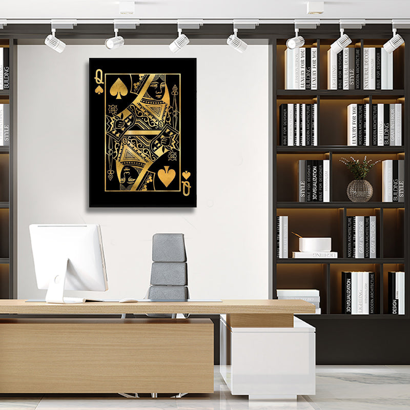 QUEEN OF SPADES GOLDEN freeshipping - Wall Agenda