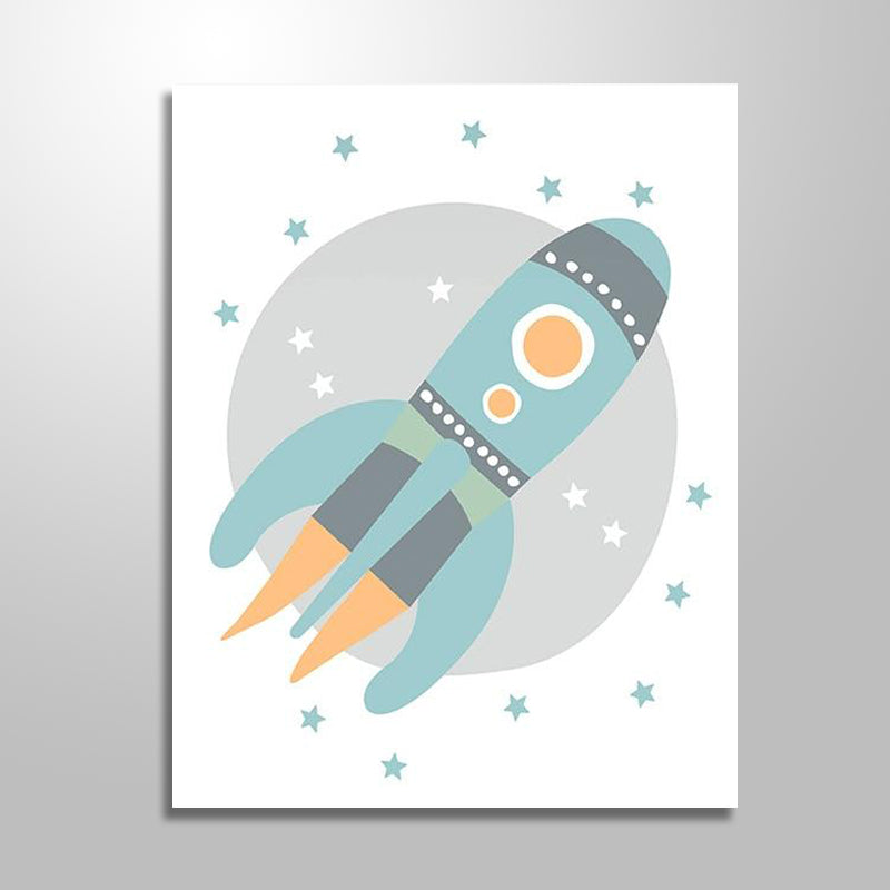 ROCKET KIDS PRINT freeshipping - Wall Agenda