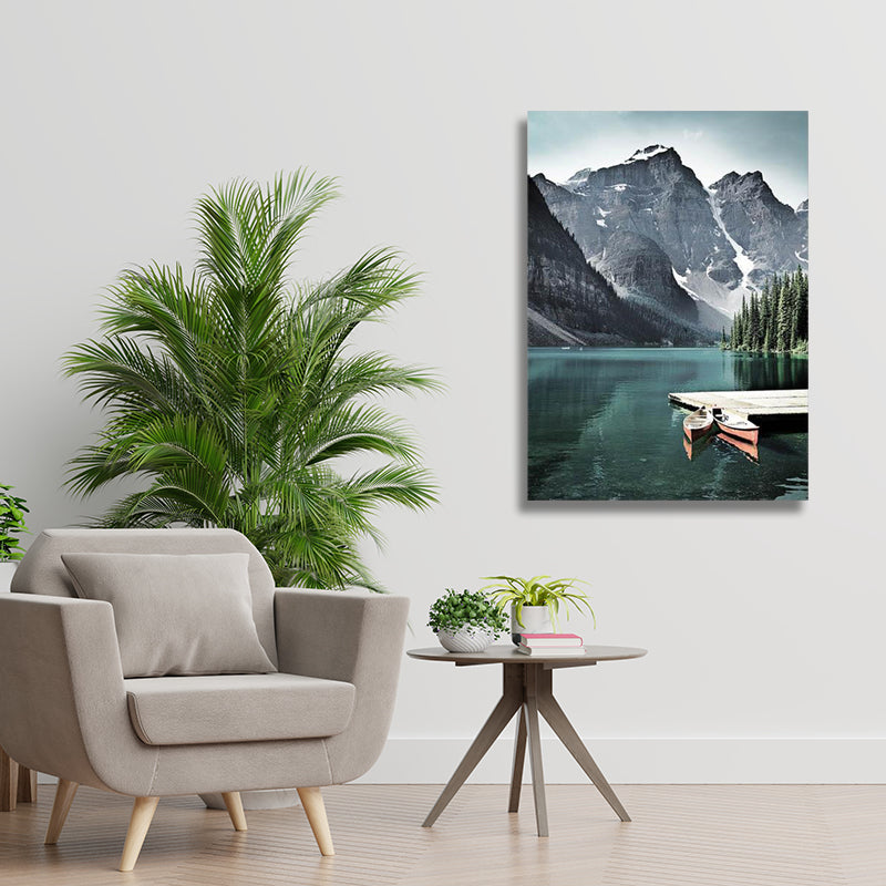 SEASIDE MOUNTAIN PAINTING freeshipping - Wall Agenda