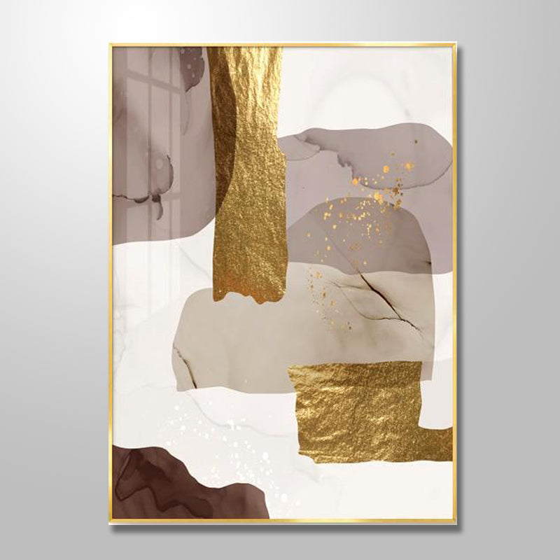 SHEETS OF GOLD ABSTRACT freeshipping - Wall Agenda