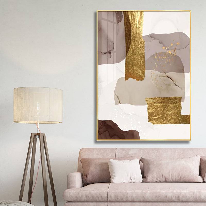 SHEETS OF GOLD ABSTRACT freeshipping - Wall Agenda