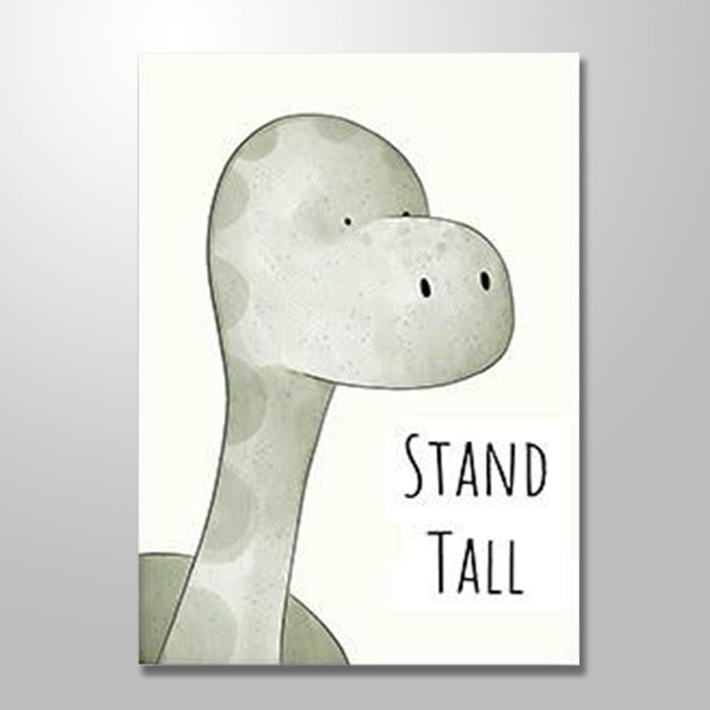 STAND TALL DINO KIDS PRINT freeshipping - Wall Agenda