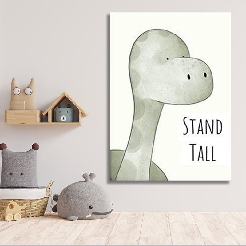 STAND TALL DINO KIDS PRINT freeshipping - Wall Agenda