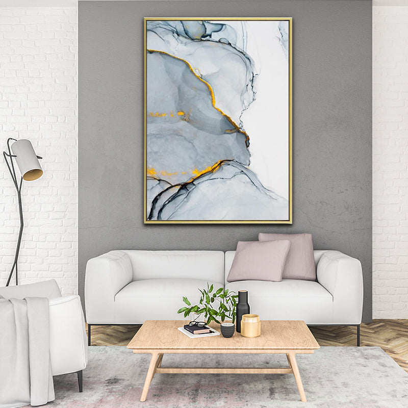 ABSTRACT MARBLING & GOLD freeshipping - Wall Agenda