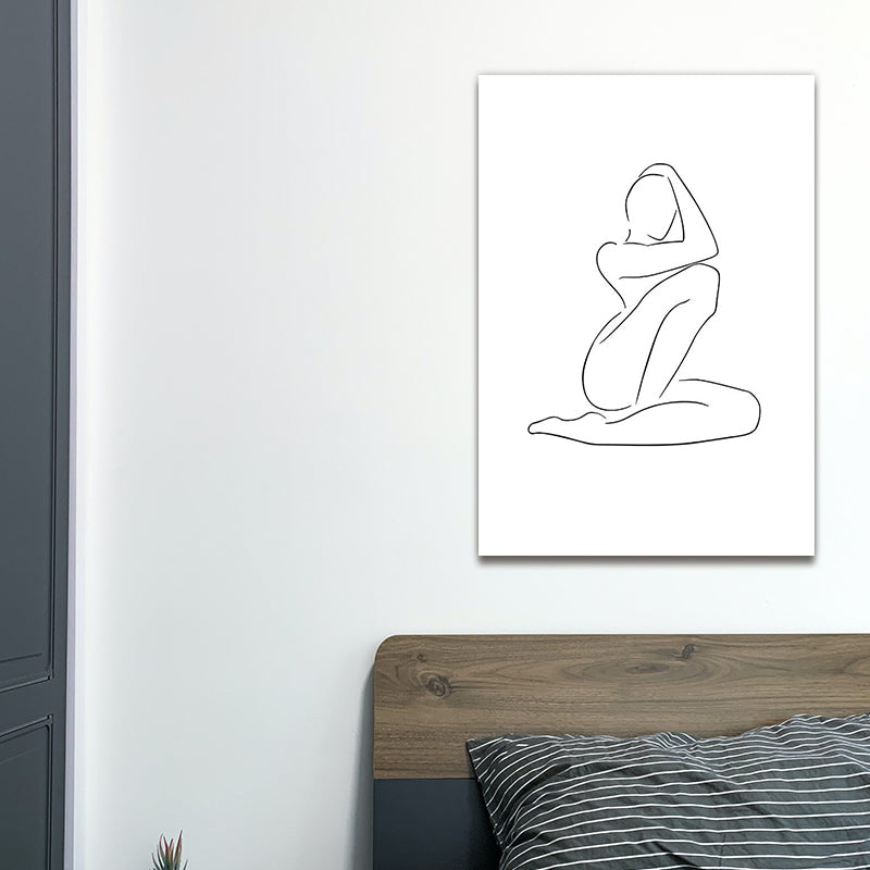 ABSTRACT SITTING POSE freeshipping - Wall Agenda