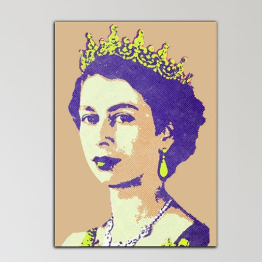Queen Elizabeth II - Pop Art Rendition // Tonal