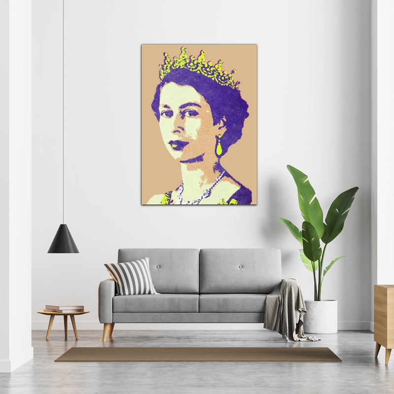 Queen Elizabeth II - Pop Art Rendition // Tonal