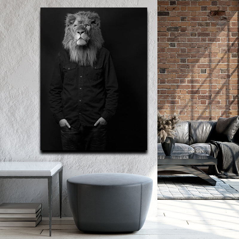 CLASSY LION PAINTING freeshipping - Wall Agenda