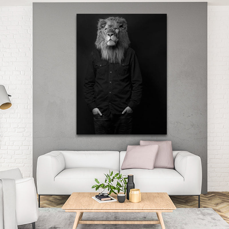 CLASSY LION PAINTING freeshipping - Wall Agenda