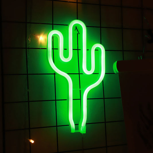 Cruisy Cactus 30cm Neon freeshipping - Wall Agenda