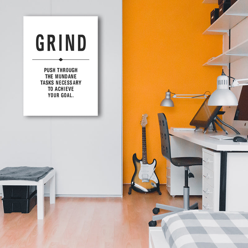 DAILY GRIND ON WHITE freeshipping - Wall Agenda