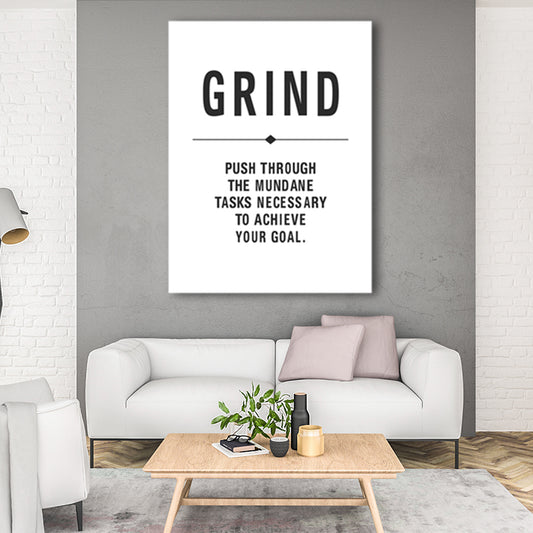 DAILY GRIND ON WHITE freeshipping - Wall Agenda