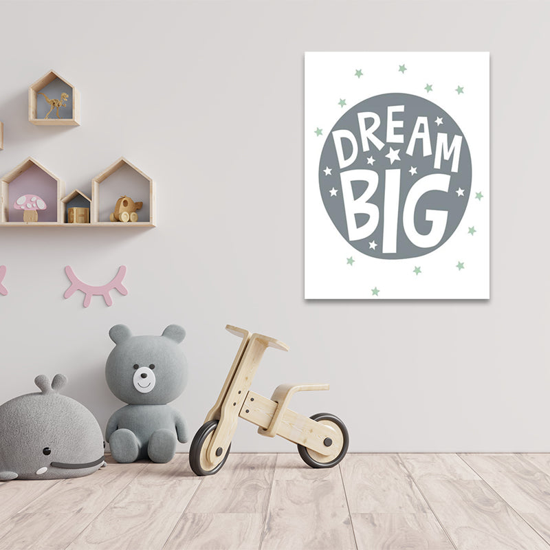 DREAM BIG QUOTE KIDS PRINT freeshipping - Wall Agenda