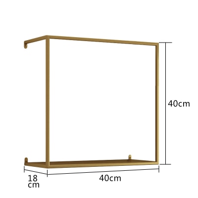 40cm Minimalist Square Wallshelf