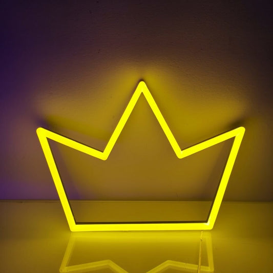OHANEONK  Custom Crown Neon Sign LED Light Letter Name Logo Personalized Neon Sign Custom For Party Wedding Home Decorative