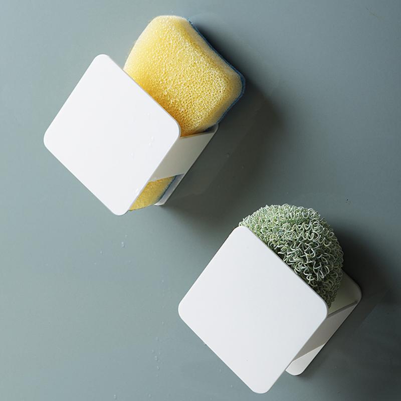 White Minimalist sponge holder