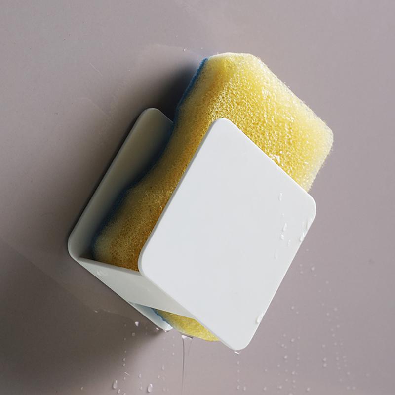 White Minimalist sponge holder