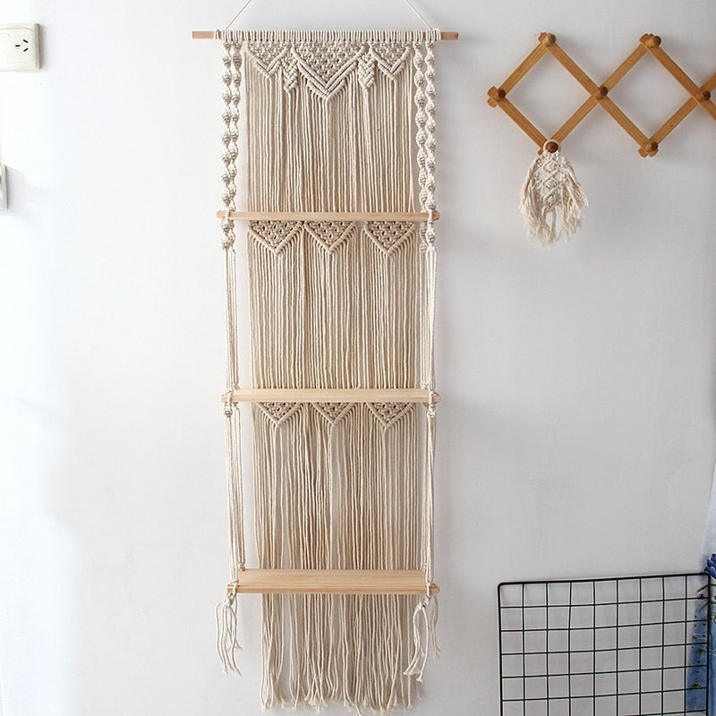 Boho Woven Shelf