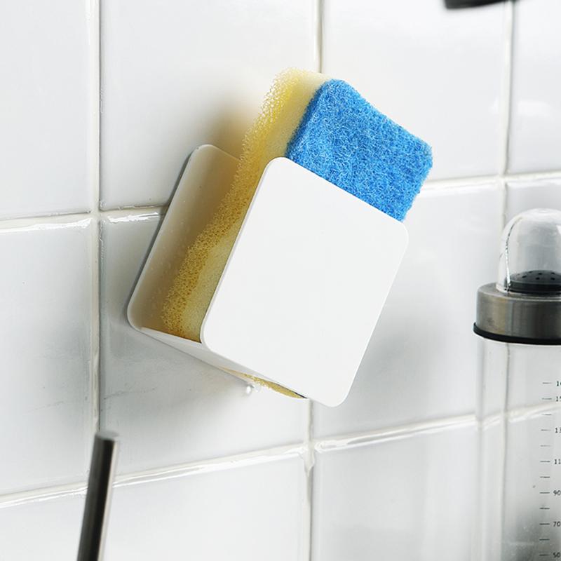 White Minimalist sponge holder