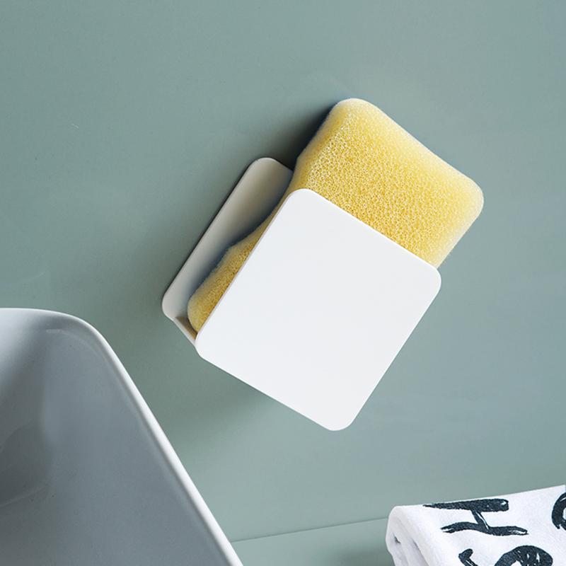 White Minimalist sponge holder