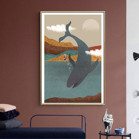 WHALE PAINTING