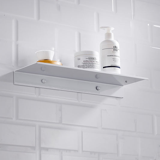 40cm white minimalist wallshelf