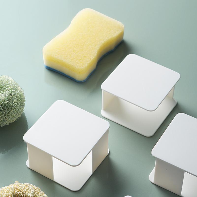 White Minimalist sponge holder