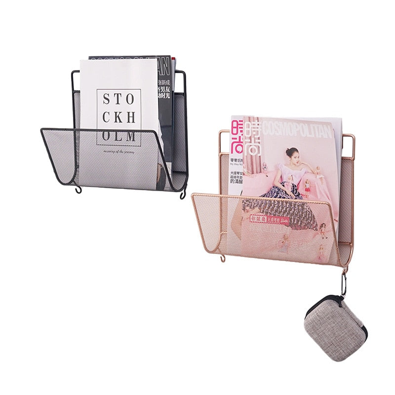 Golden luxe Magazine holder