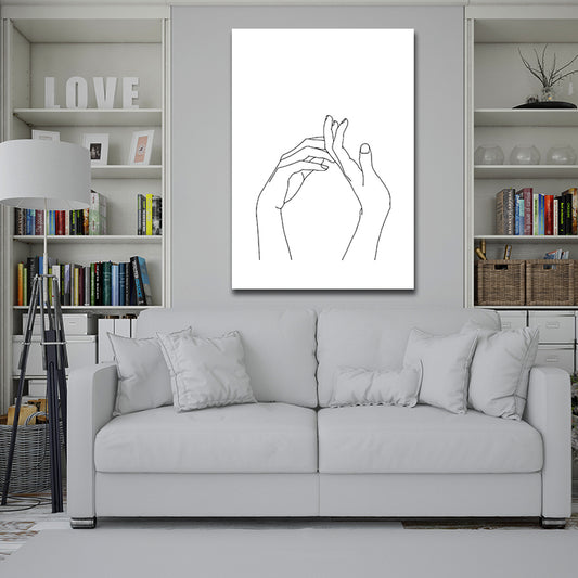 HANDS IN MOTION V3 PAINTING freeshipping - Wall Agenda