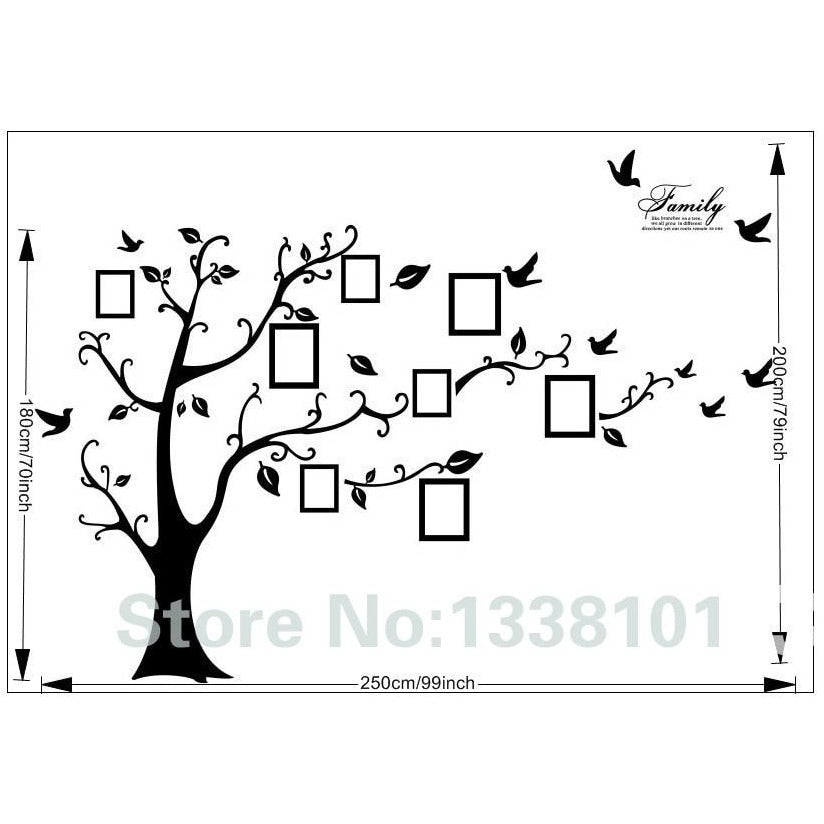 FAMILY TREE WALL DECAL LARGE