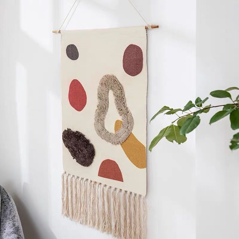 Woven Scandi Tapestry Geo Treeline 50cm X 90xm